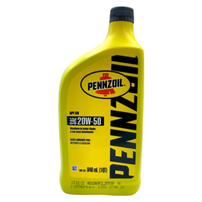 ACEITE PENNZOIL MINERAL SAE 20W50 946L